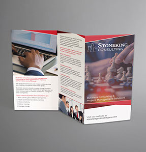 Brochures are a tried and true way to get your company information to potential clients.
